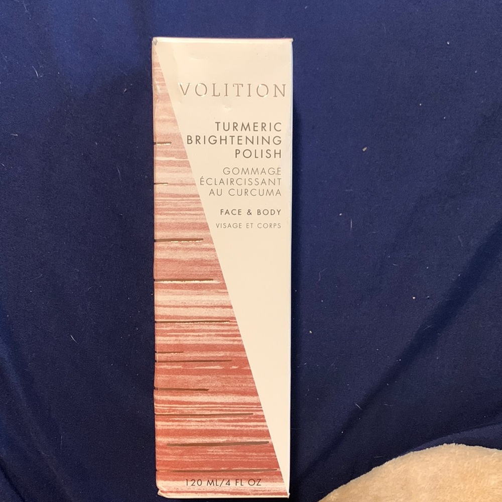 Volition Tumeric Brightening Polish for face and body. 4 fl.